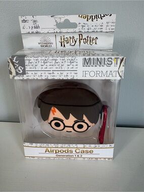 CultureFly Harry Potter AirPods Case Cover Gen 1 & 2 Kidcore Retro Cartoon